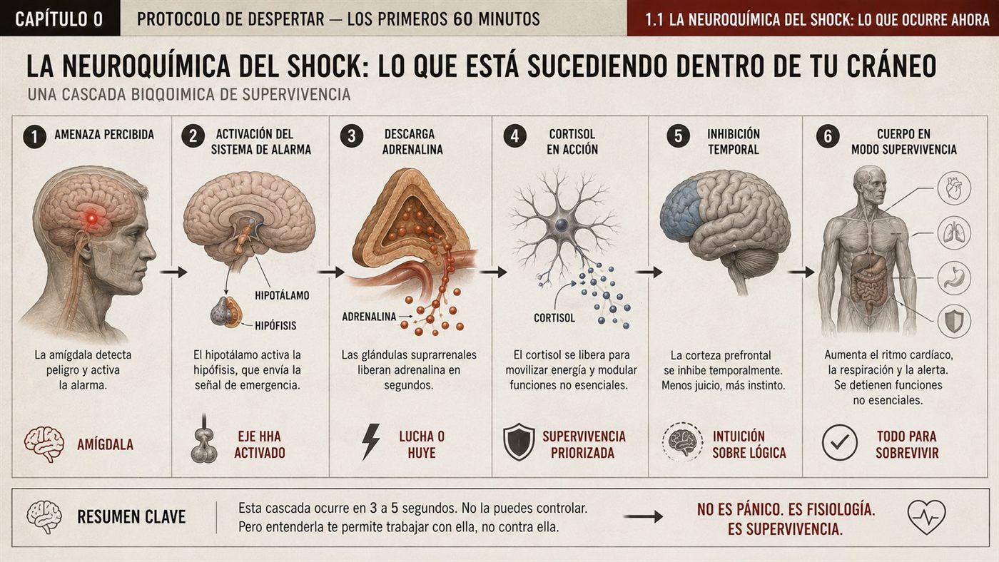 La neuroquímica del shock